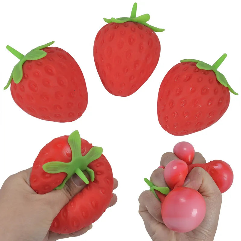 Squishy Fraise Kawaii Rose