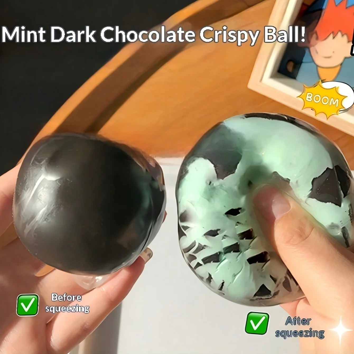 Balle Fidget Chocolat